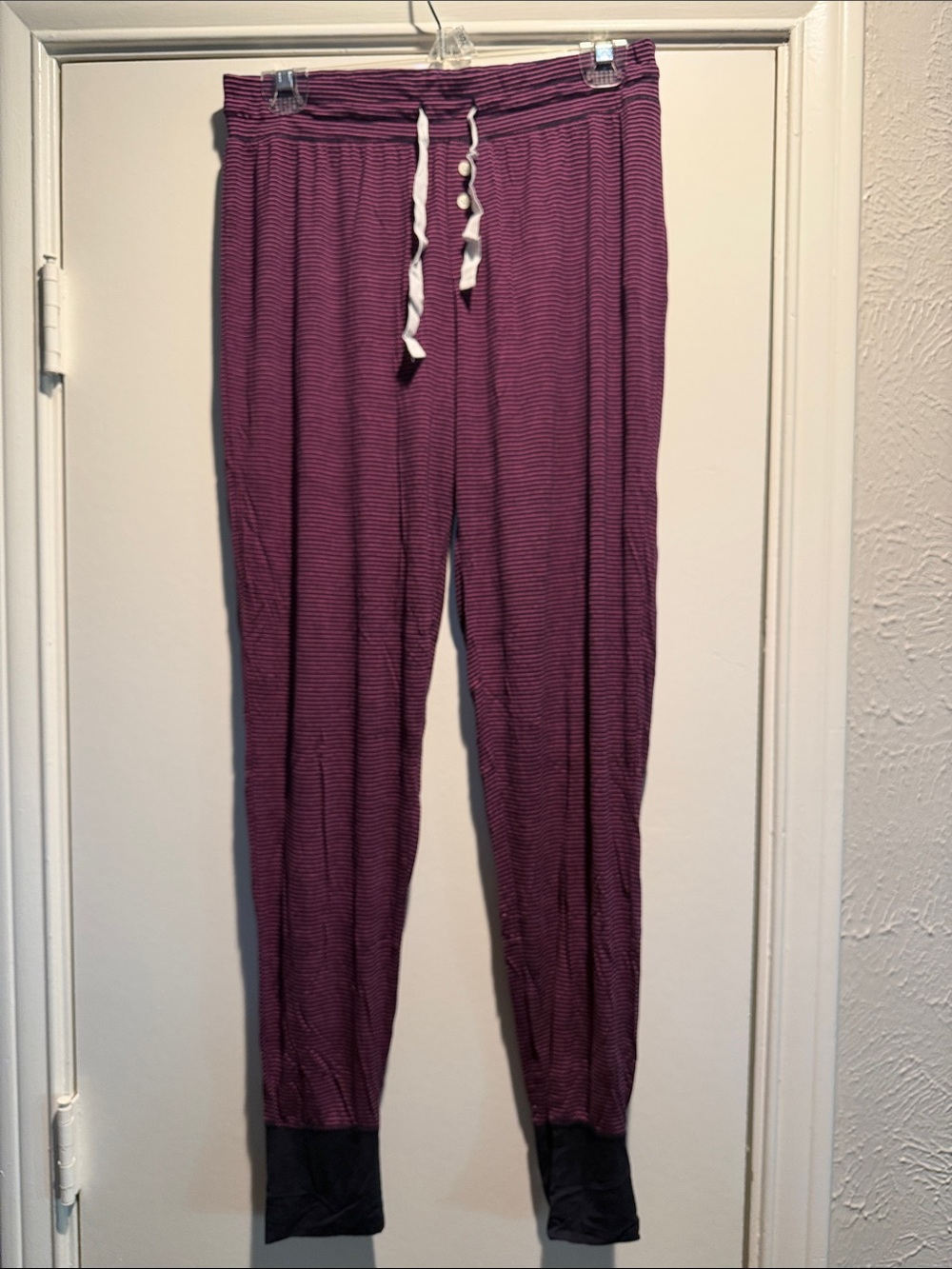 Gap Body Size Small Women's Navy/Pink Striped Jogger Lounge Pants